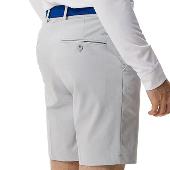 New J. Lindberg High Rise Golf Shorts Mens 38 Gray Stretch Luxury Designer - Picture 2 of 6